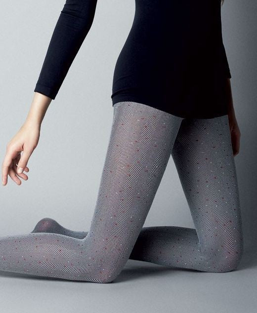 Tweed Botonatto Tights by Veneziana